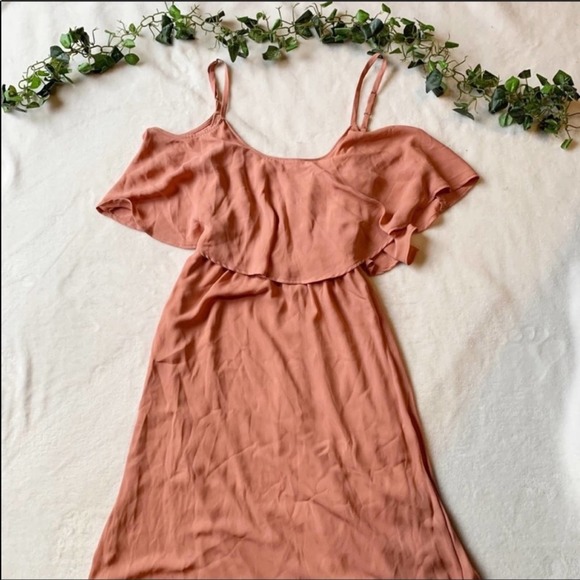 Show Me Your MuMu Caitlin Ruffle Maxi Dress Mauve - Picture 5 of 10